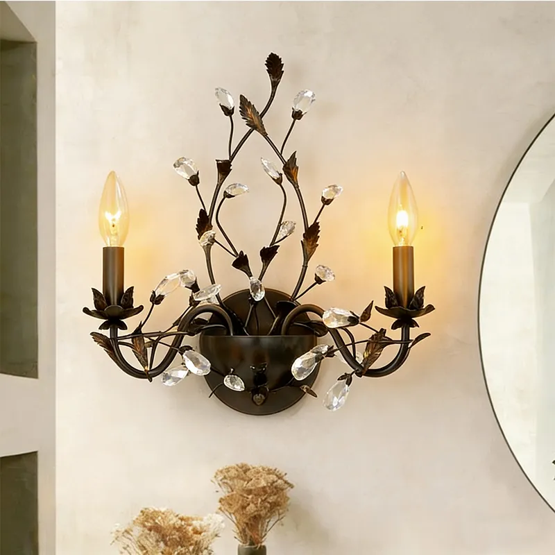 Vintage Iron 2 Light Wall Light